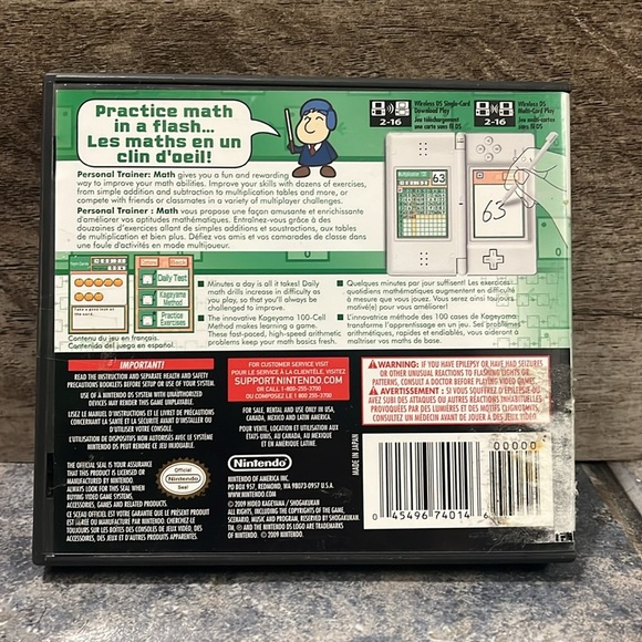 5 for $40 - Nintendo DS Personal Trainer Math - Picture 4 of 4